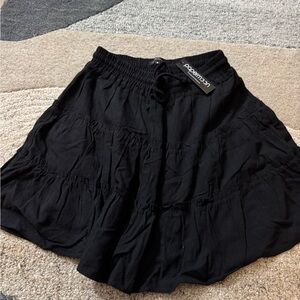 Papermoon Black Mini Skirt